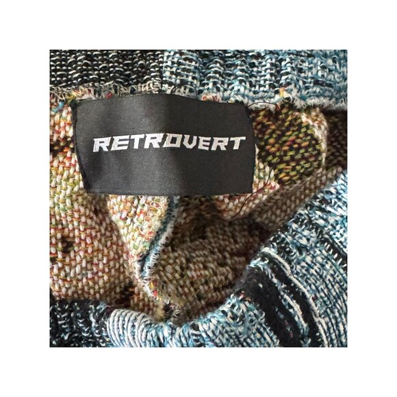 Retrovert Abstract Graphic Knit Jogger Pants - Picture 4 of 7